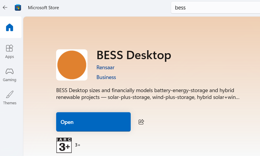 The Microsoft Store Library page listing installed applications and any updates waiting for them.